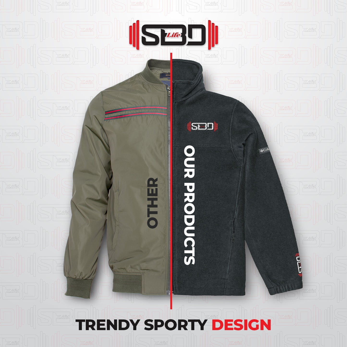 SBDLife "Summit" Fleece Jacket | Unisex Zip-Up Fleece for Warmth & Style