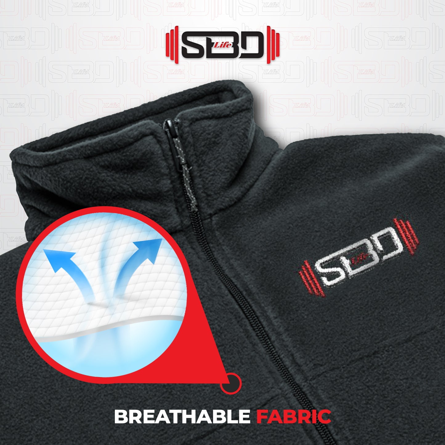 SBDLife "Summit" Fleece Jacket | Unisex Zip-Up Fleece for Warmth & Style